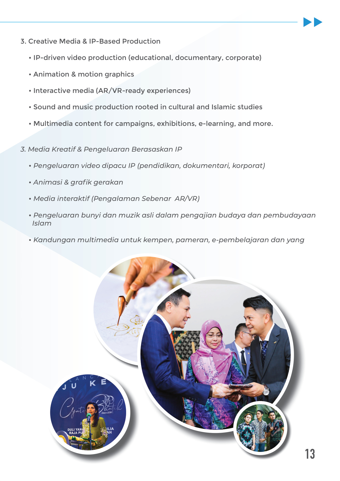 Creative media production